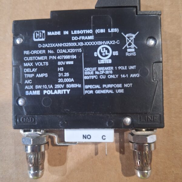 GE 25AMP BULLET BREAKER - 407998194