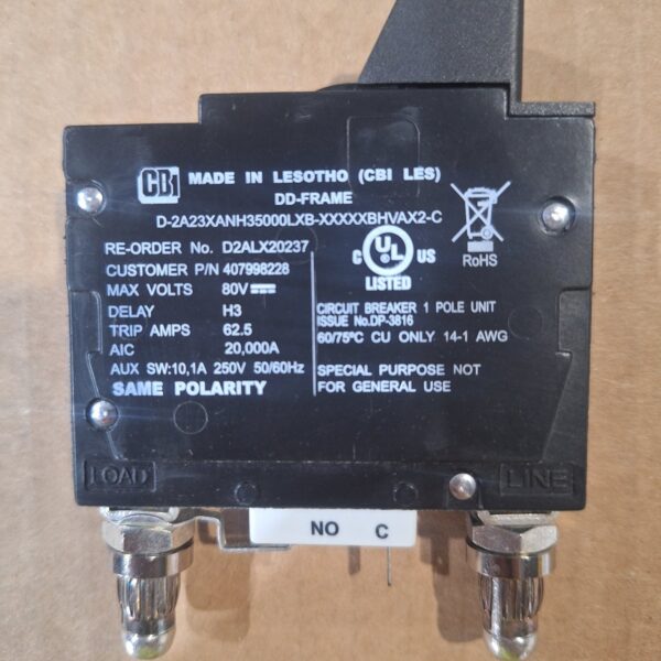 GE 50AMP BULLET BREAKER - 407998228