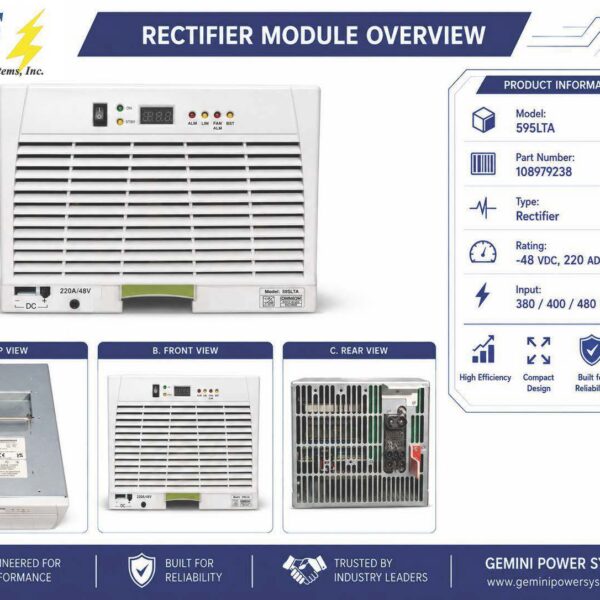 GE LTA RECTIFIER - 220A - 108979238 - 480VAC INPUT